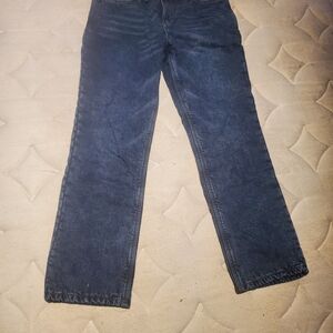 Classic Slim Straight Denim Jeans Insulated